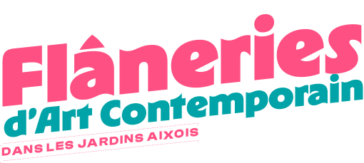 FLÂNERIES D’ART CONTEMPORAIN  DANS LES JARDINS AIXOIS Logo